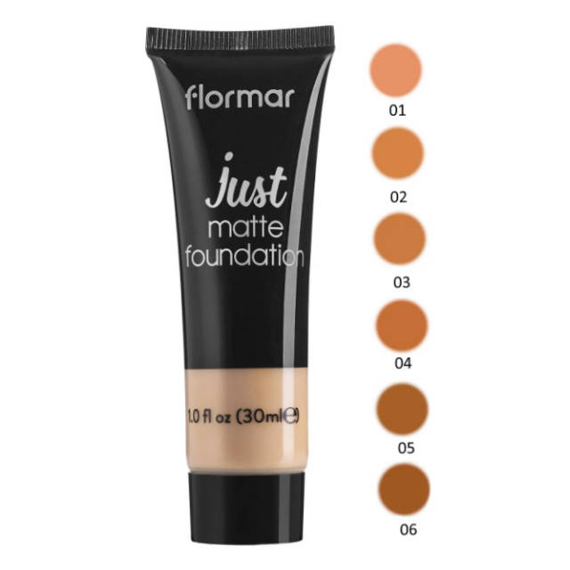 

Матирующий тональный крем FLORMAR "Just" 03 mattе foundation