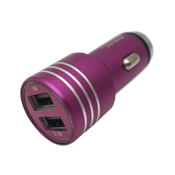 

Автомобильное Зарядное Устройство Bullet 2USB 15W (pink), Розовый
