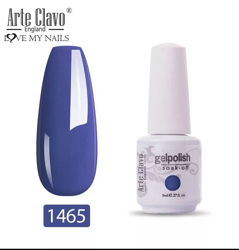 

15мл. Гель лак для ногтей под лампу Gelpolish УФ UV. Синий 1465
