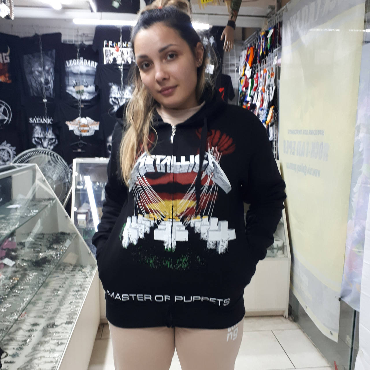 

Толстовка с капюшоном "Metallica " размер : S M L XL XXL 4XL Турция, Черный