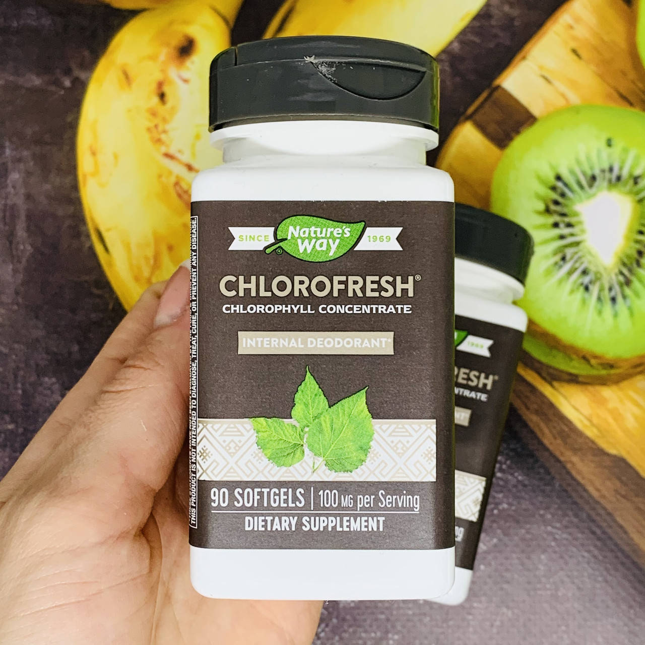 

Nature's Way, Chlorofresh, концентрированный хлорофилл, 90 мягких таблеток