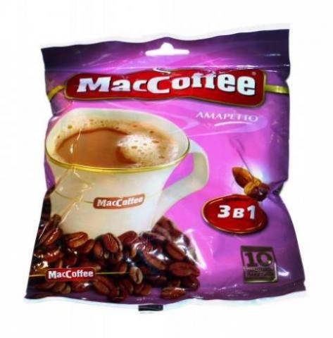

МАККОФЕ 20 пак АМАРЕТТО *25 (шт) в ящике