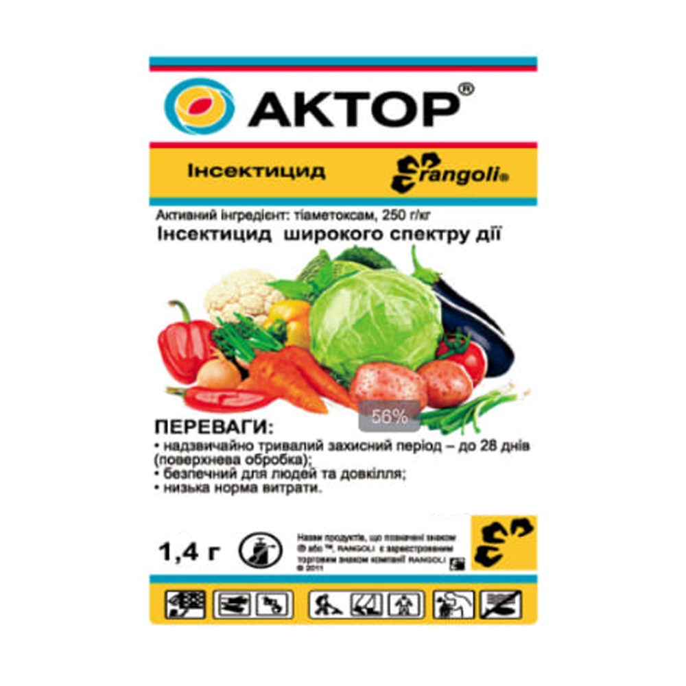 

Інсектицид Актор 1,4г Ранголі