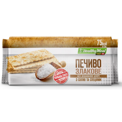 

Печиво злакове без цукру тм "Power Pro", 100г - з сіллю та спеціями