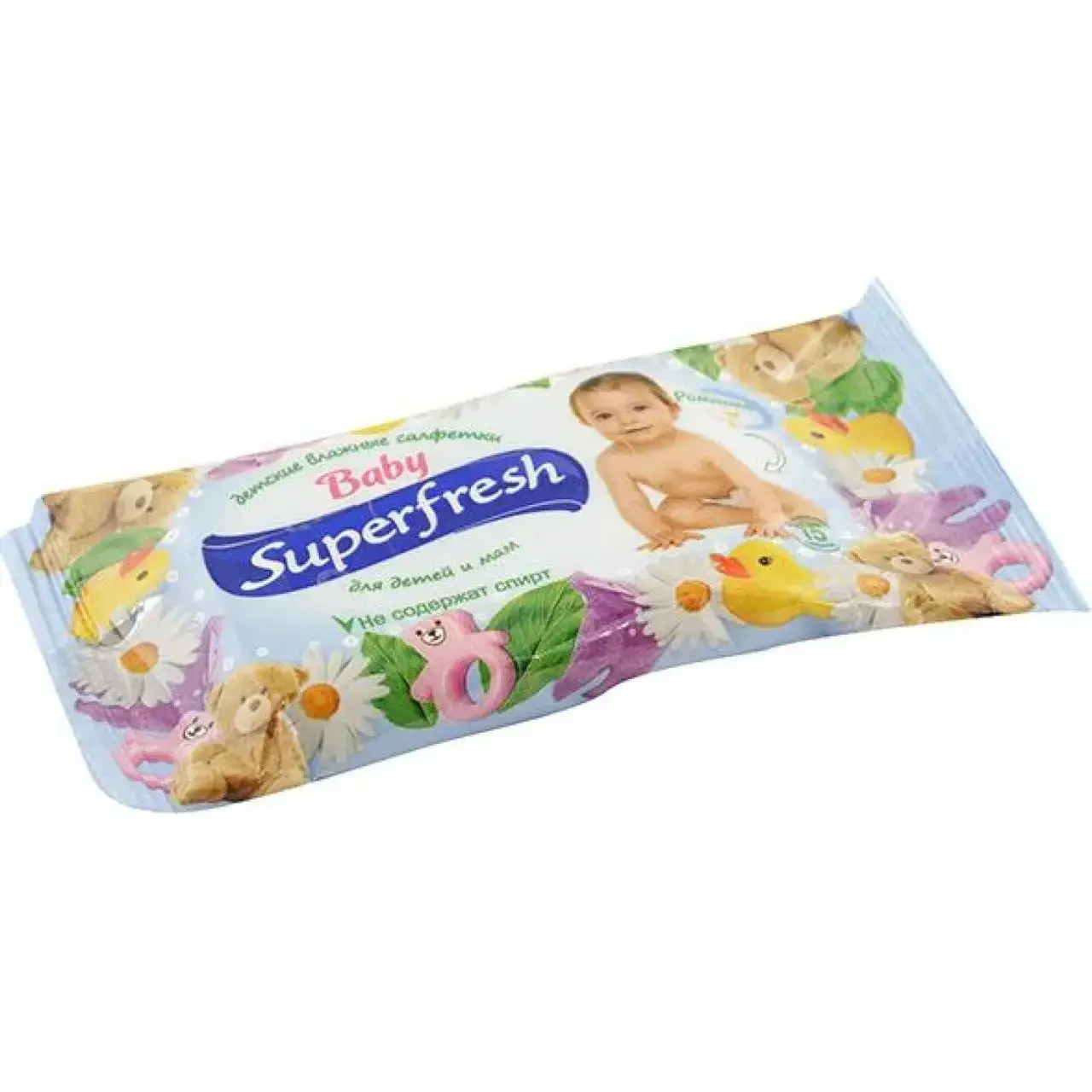

Салфетки влажные детские Super Fresh 15 шт.