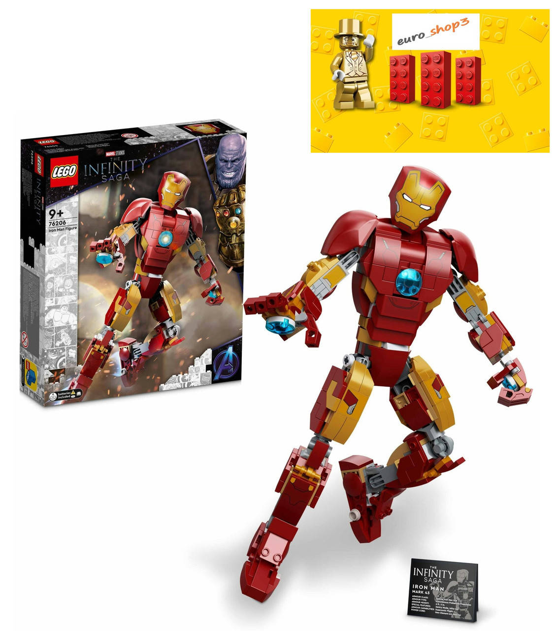 

LEGO Marvel Фігурка Iron Mana 76206, Разные цвета