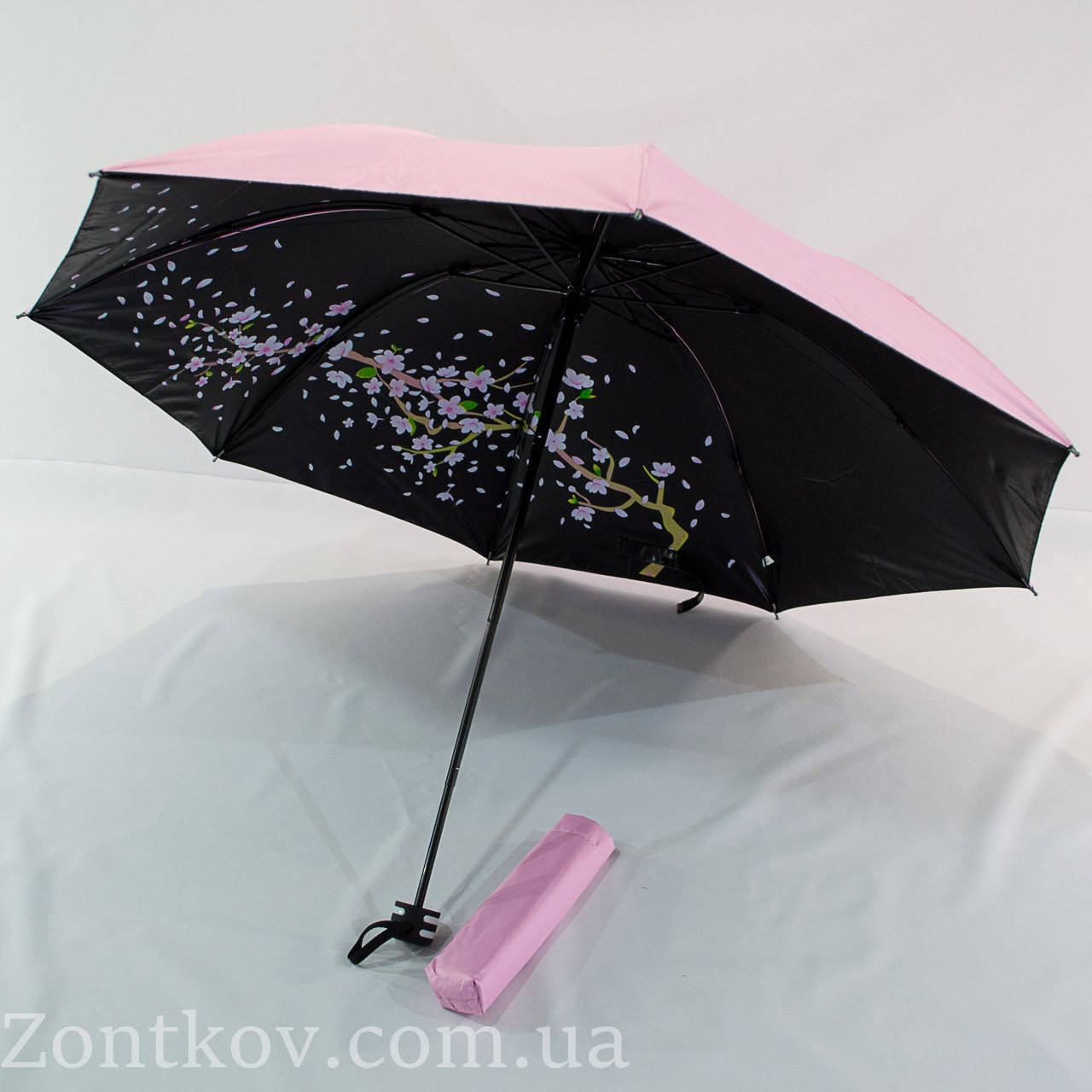 

Механический зонт обратного сложения "сакура" от фирмы "Yuring"