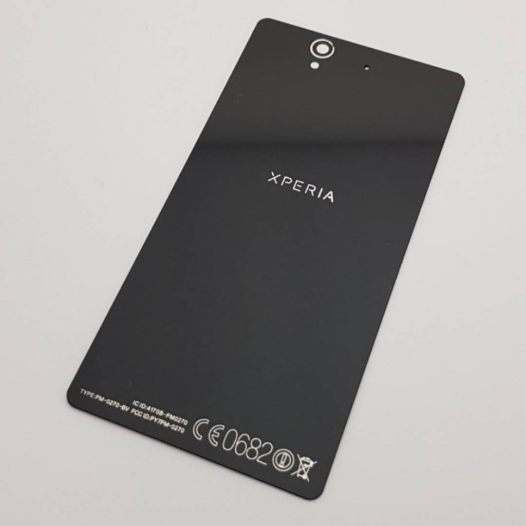 

Задняя крышка Sony Xperia Z C6602 черная Сервисный оригинал с разборки, Черный