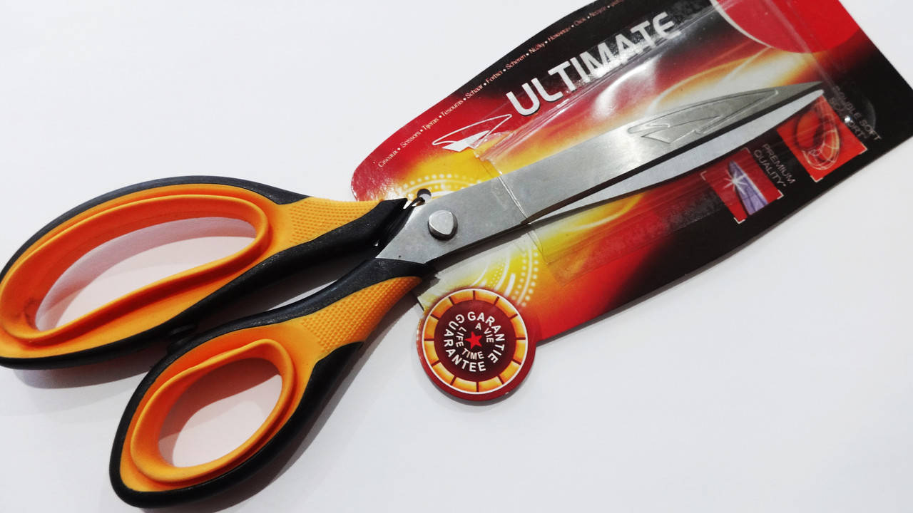 

Ножницы портновские №10 ULTIMATE силиконовые ручки 240 мм