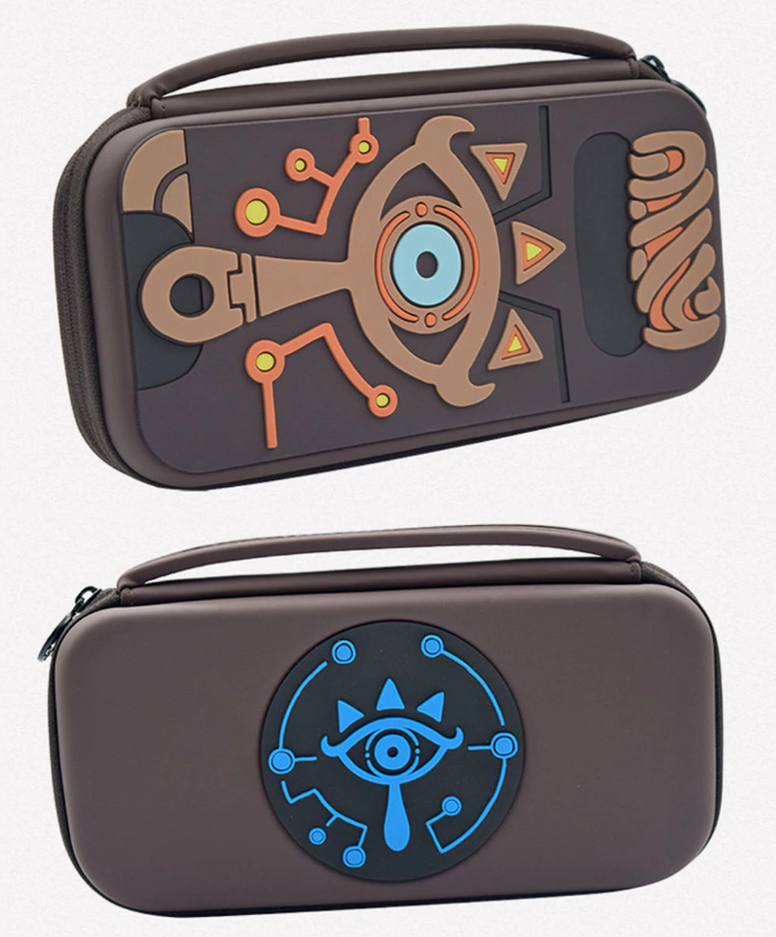 

Чехол сумка оригинал Deluxe Zelda кейс для Nintendo Switch / OLED / Стекла коричневый
