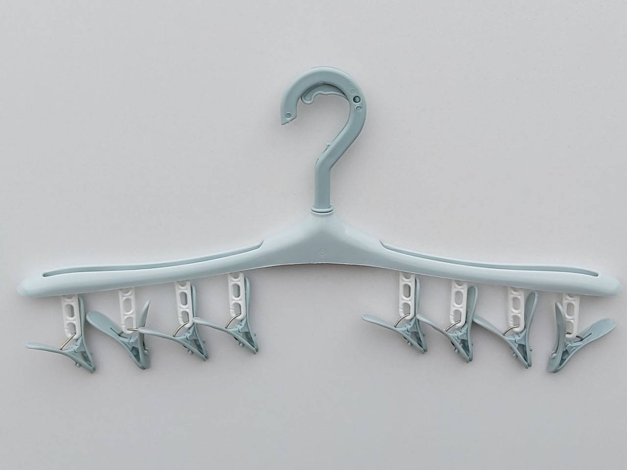 

Вертушка AG8 на 8 прищепок, длина 43 см, цвет нежно-голубой