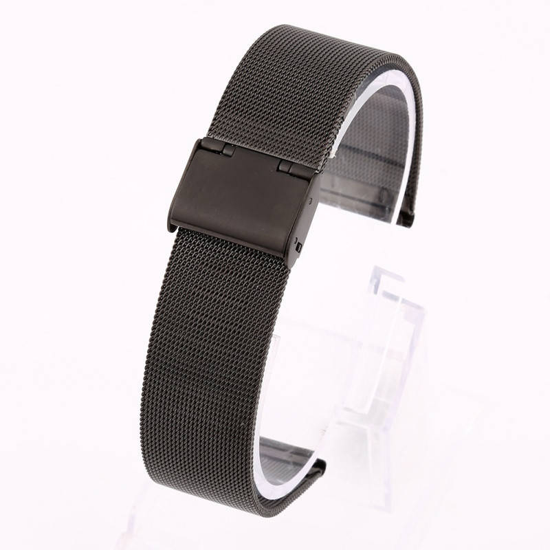 

Ремешок для часов Mesh steel design bracelet Universal, 22 мм. Black
