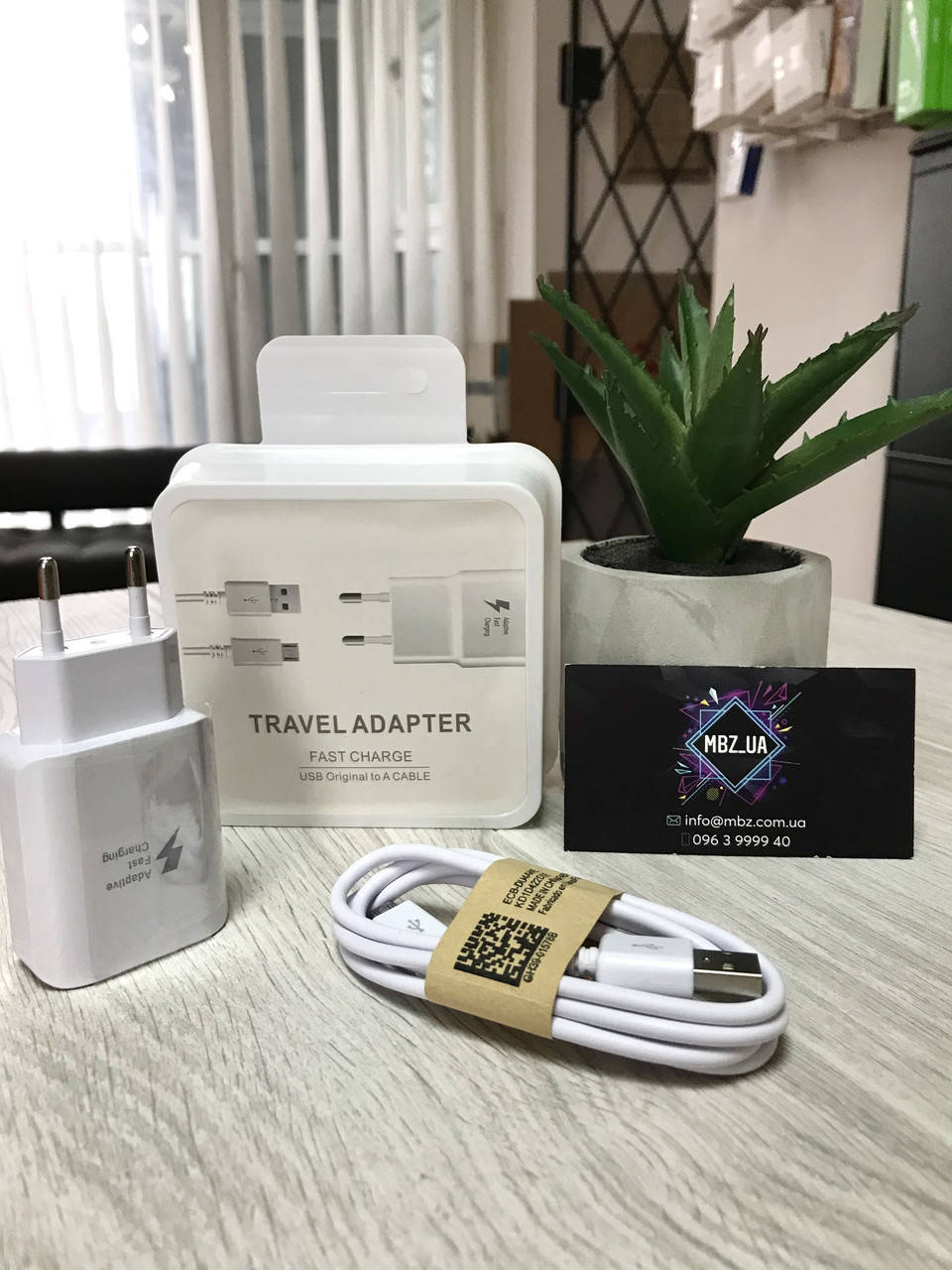 

Зарядка для Самсунг + кабель micro USB FAST CHARGING 2 Ампера, Samsung S4, S5, S6, S7, Белый