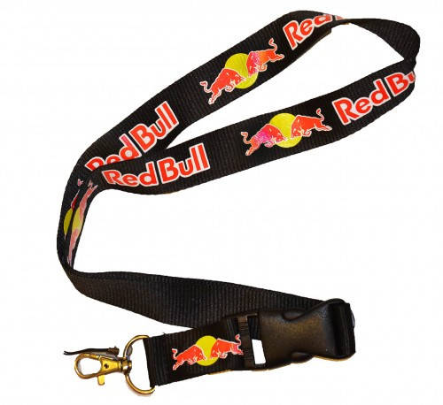 

Шнурок на шею для ношения телефона, ключей и др. Red Bull