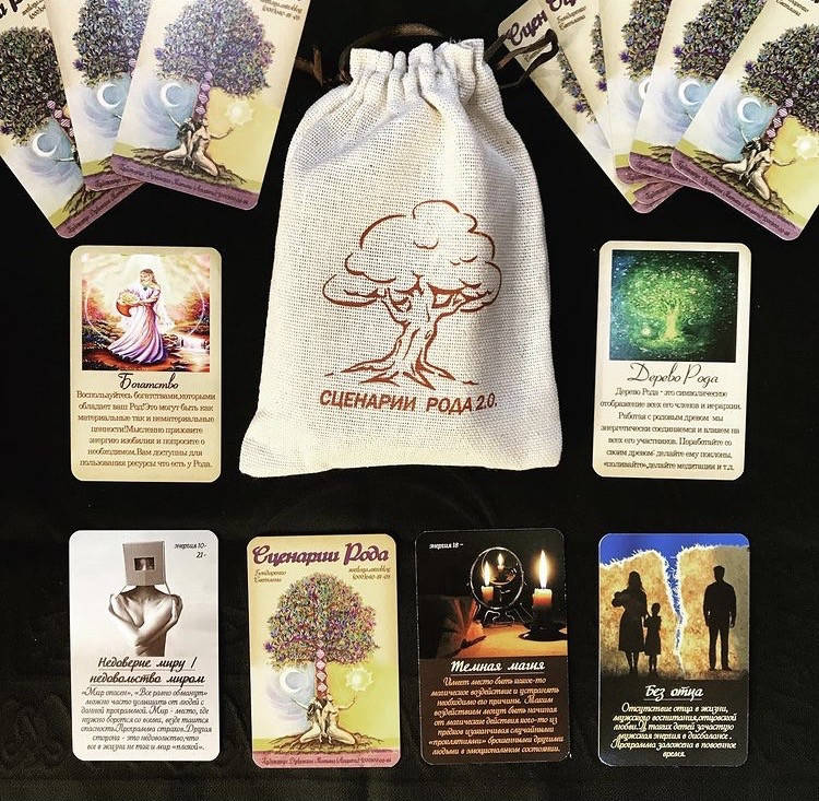 

Метафорические ассоциативные карты Сценарий рода 2,0