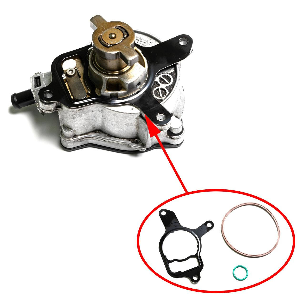 

Ремкомплект вакуумного насоса VW & Audi 2.5L 07K145100C