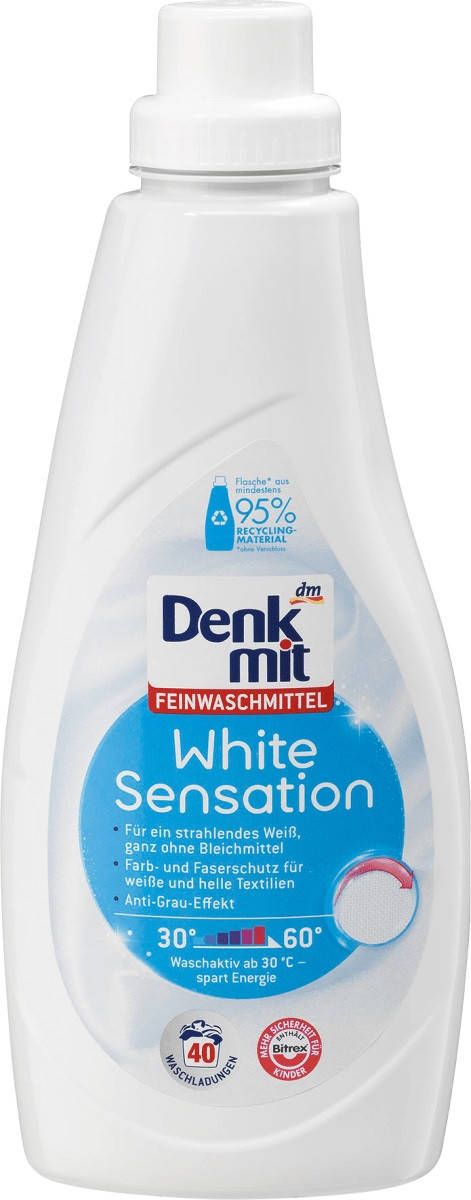 

Feinwaschmittel White Sensation Гель-концентрат для стирки белого белья 1 л