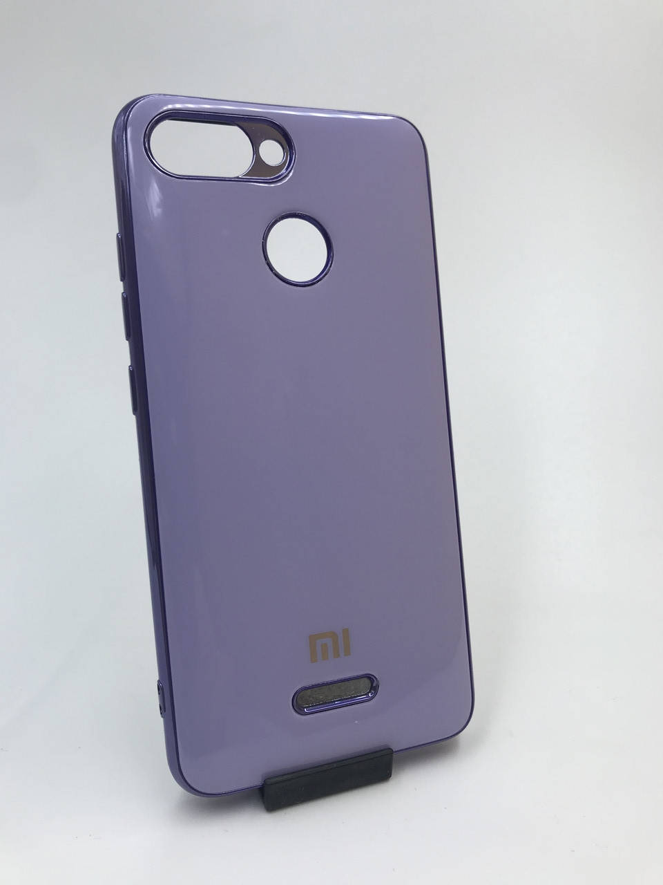 

Силиконовый глянцевый чехол с логотипом для Xiaomi Redmi 6 Сиреневый