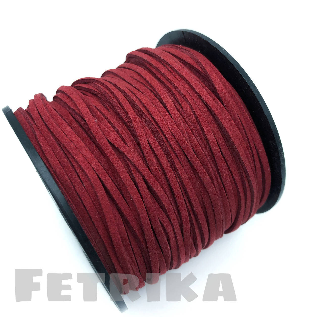 

Шнур замшевый 3 мм, бордовый
