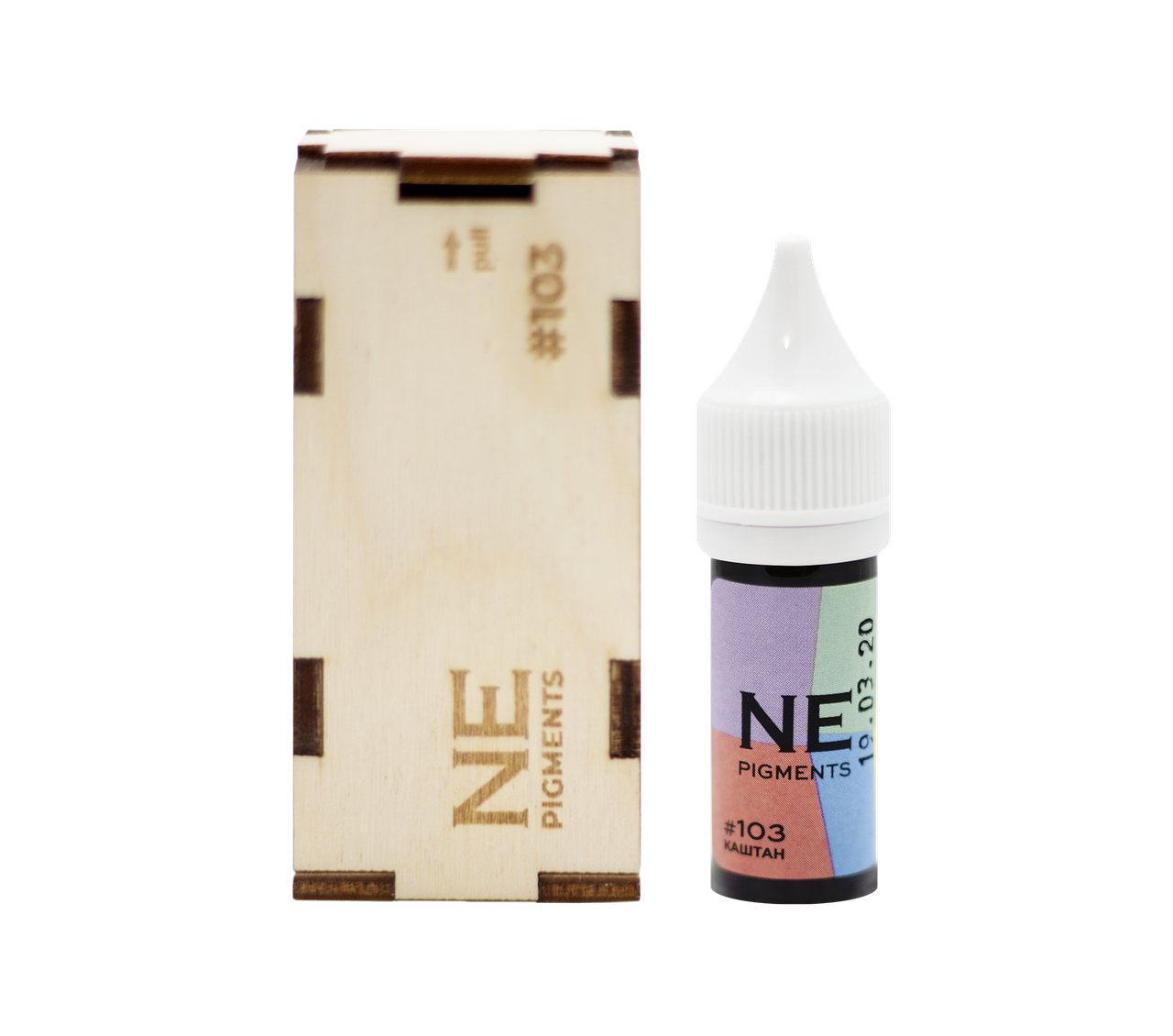 

Пигмент NE Pigments №103 "Каштан" для бровей