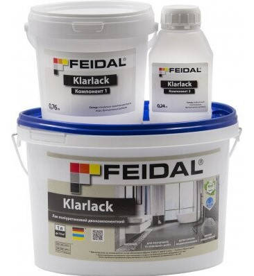 

Feidal Лак поліуретановий двокомпонентний Klarlack матовий 1 л