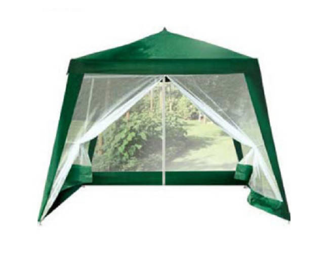

Тент - шатер с москитной сеткой UP 3 х 3 м, Зелёный