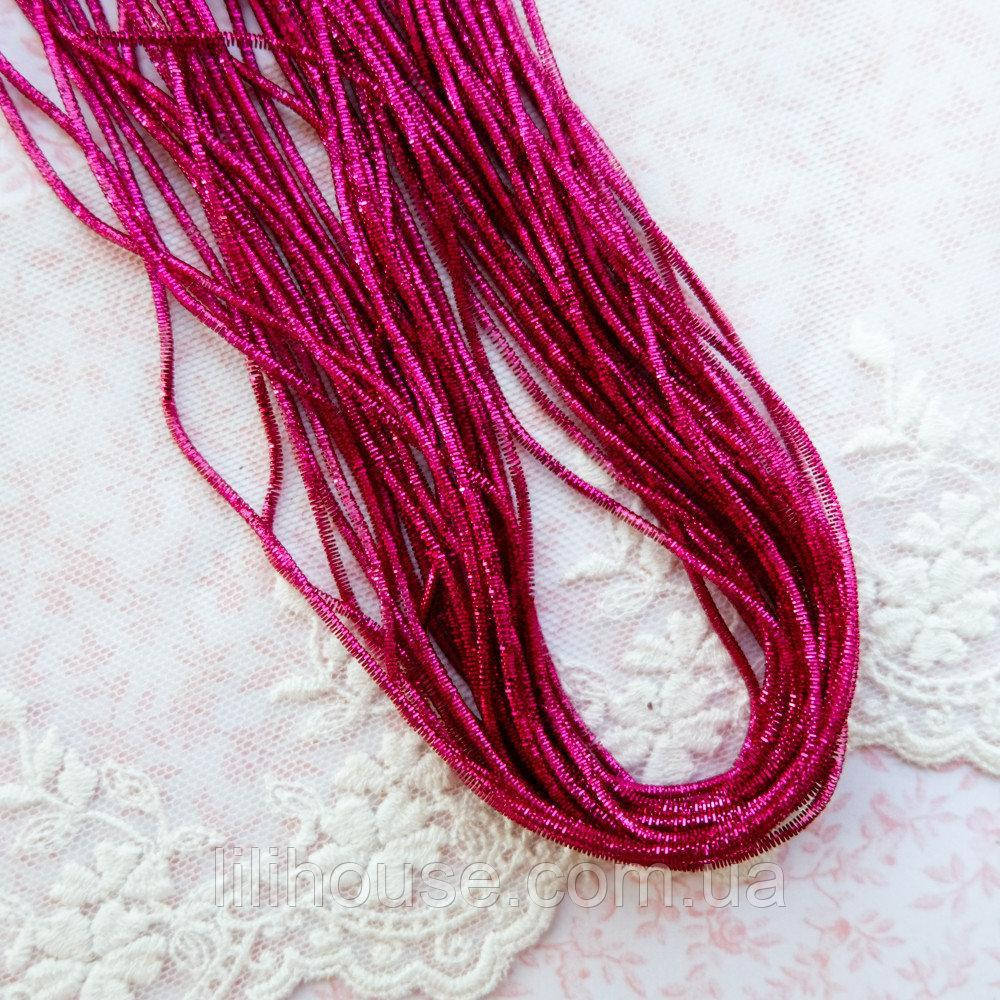 

Канитель Трунцал 1 мм Индия ЯРКАЯ ФУКСИЯ 5 г