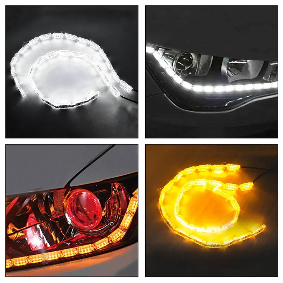 

Crystal LED DRL с бегущим поворотом