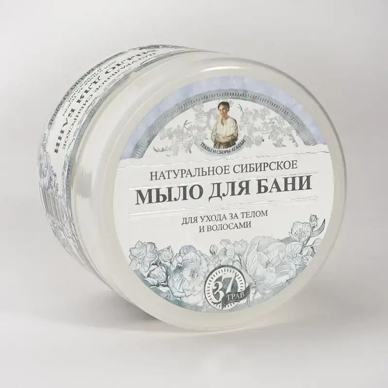 

Травы и сборы Агафьи Белое мыло для бани 500мл