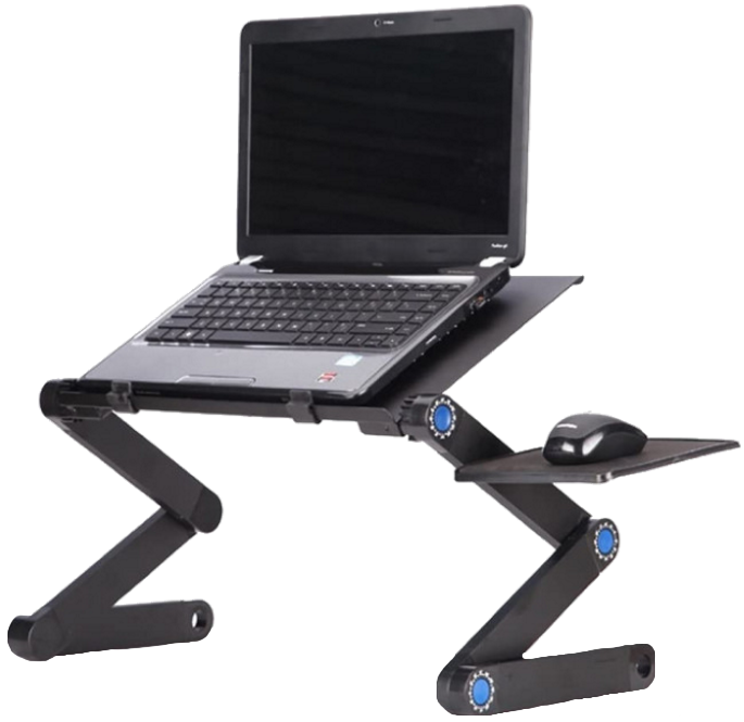 

Столик для ноутбука Laptop Table T8 - складной столик подставка для ноутбука с охлаждением (2 кулера) (b324)!!