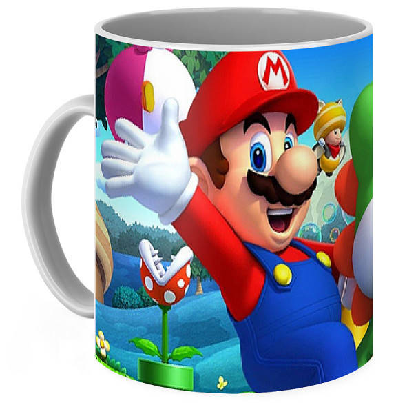 

Кружка GeekLand Super Mario Bros Супербратья Марио games SM 02.03, Белый