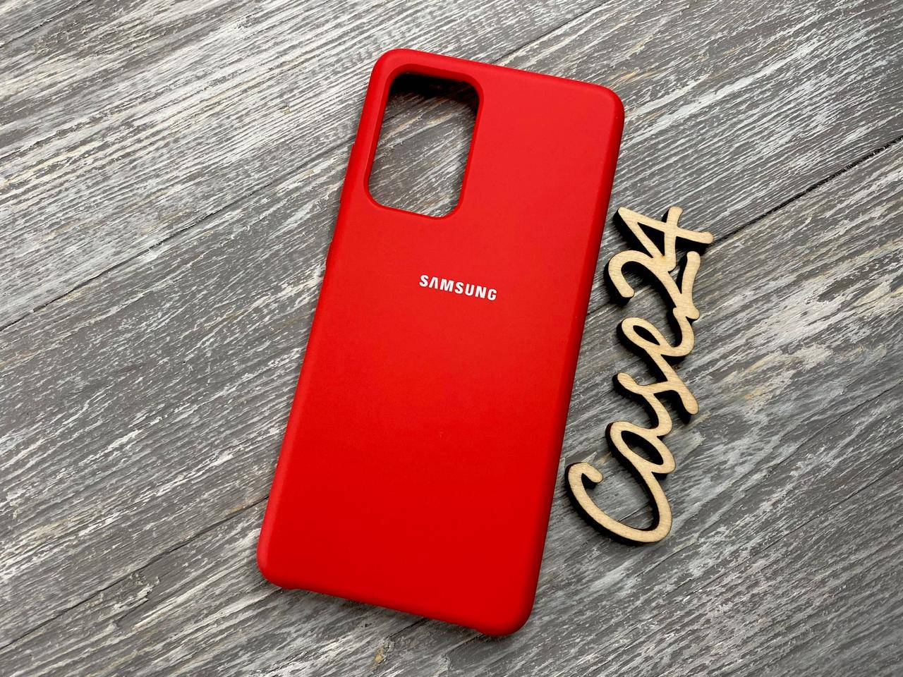

Чехол Soft touch для Samsung A52 (на самсунг а52) красный