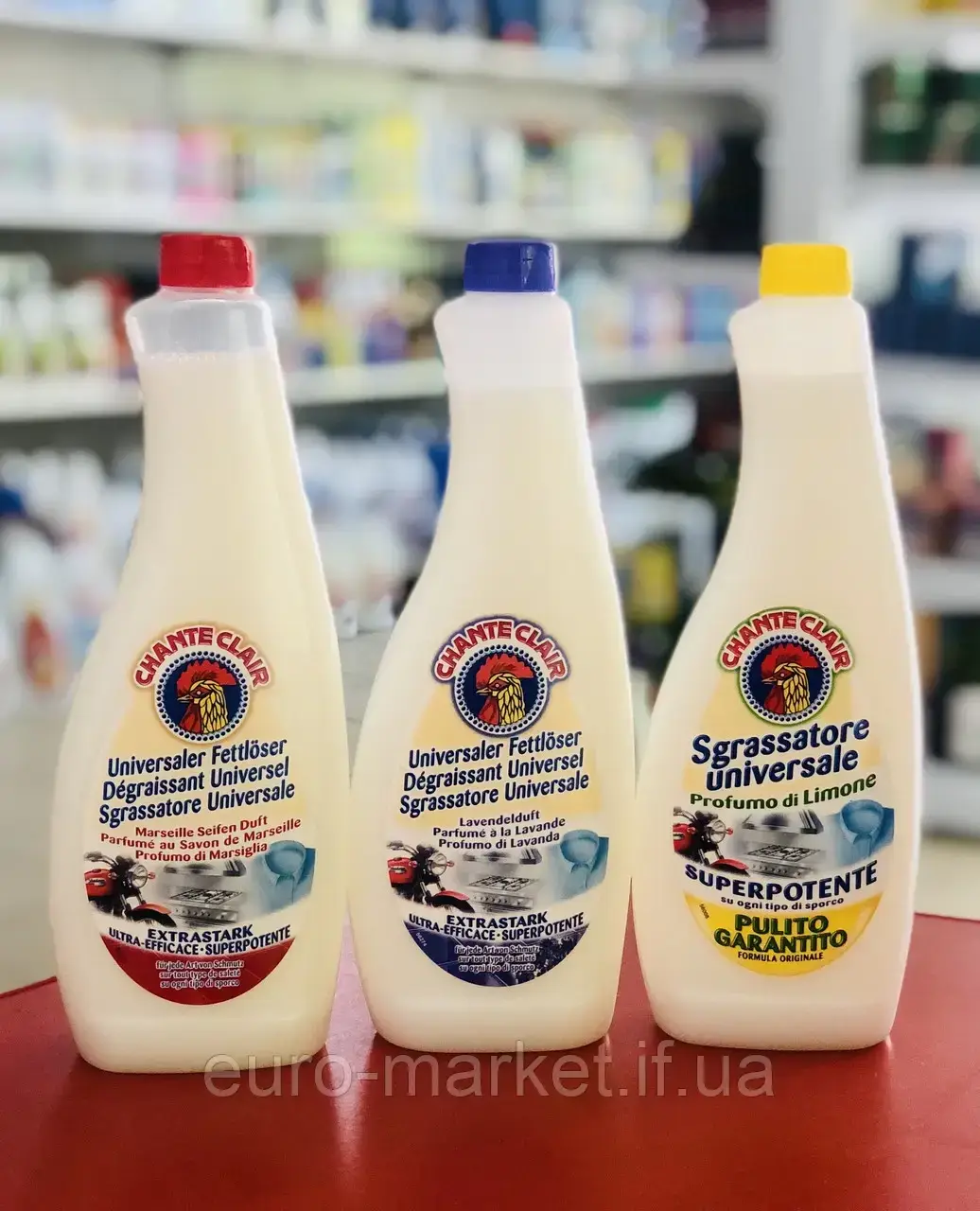 

Универсальное чистящее средство CHANTECLAIR SGRASSATORE UNIVERSALE 600ml