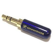

Штекер стерео (3 pin) 3.5 jack, Sennheiser (с фиксатором для кабеля) (BLUE)