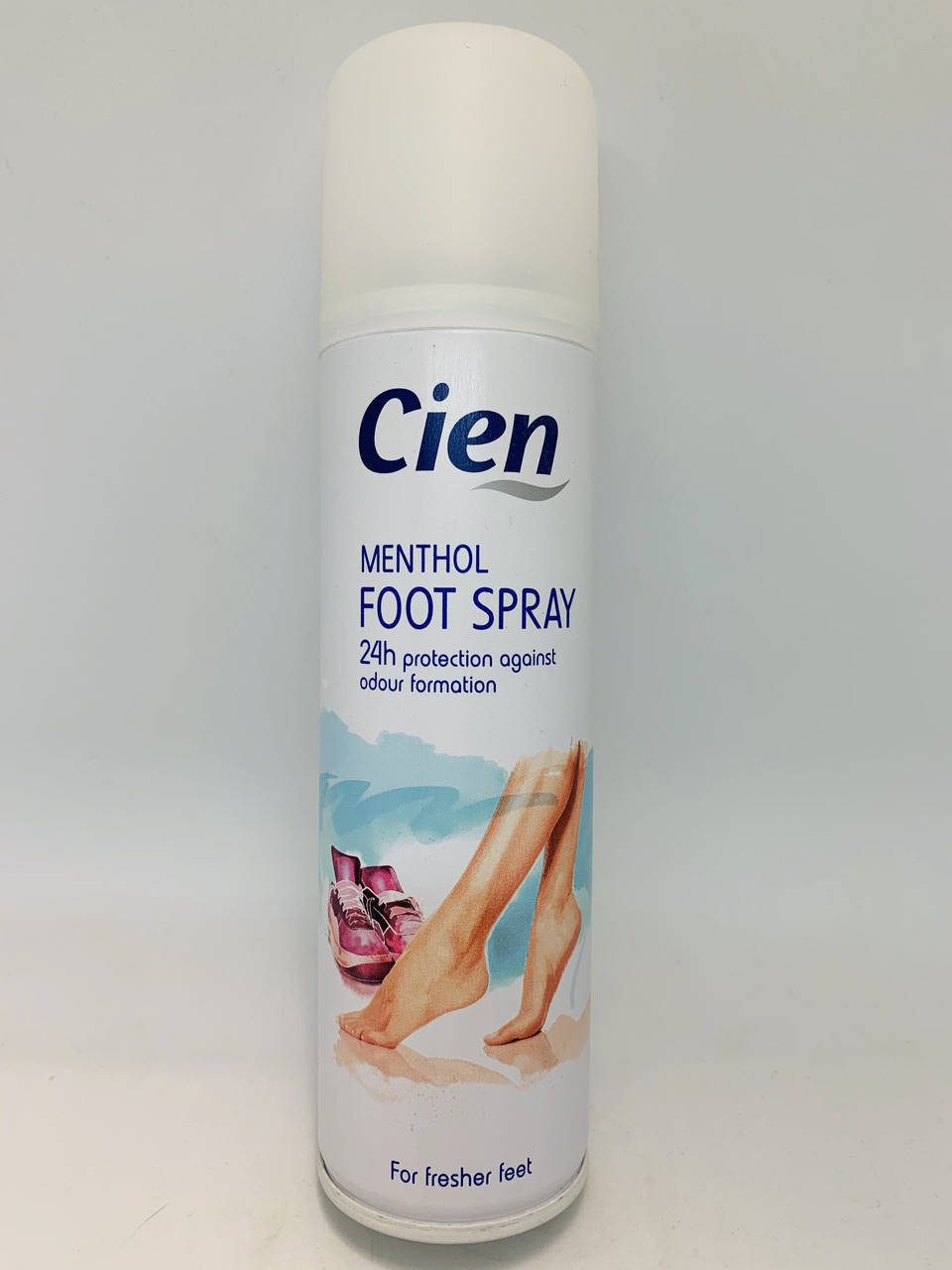 

Дезодорант для ног с ментолом и маслом чайного дерева Cien Foot Deo MENTHOL FRESH