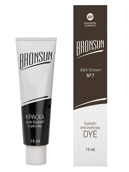 

Краска для бровей Bronsun Темно-коричневая № 7 15 мл