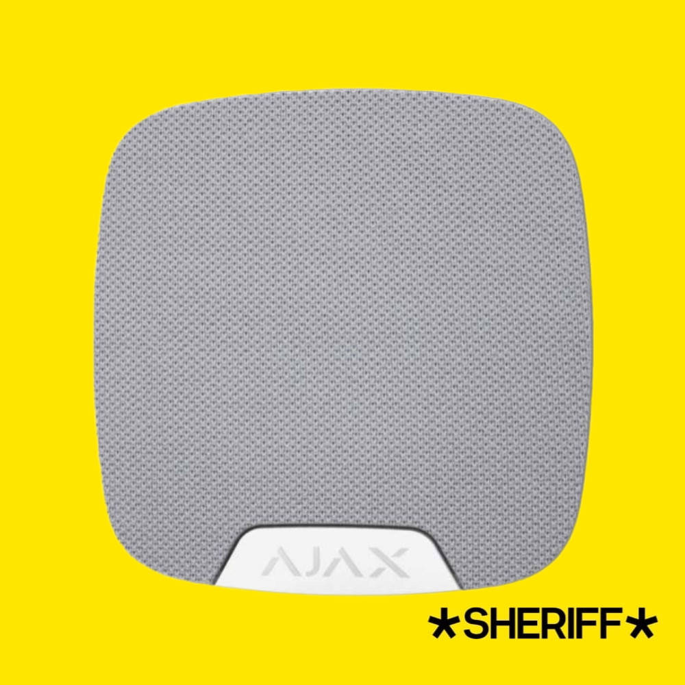 

Беспроводная комнатная сирена Ajax HomeSiren (Белая)
