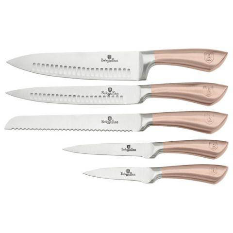 

Набор ножей BERLINGER HAUS Rosegold Metallic Line 6 пр Цвет розовое золото 2375BH