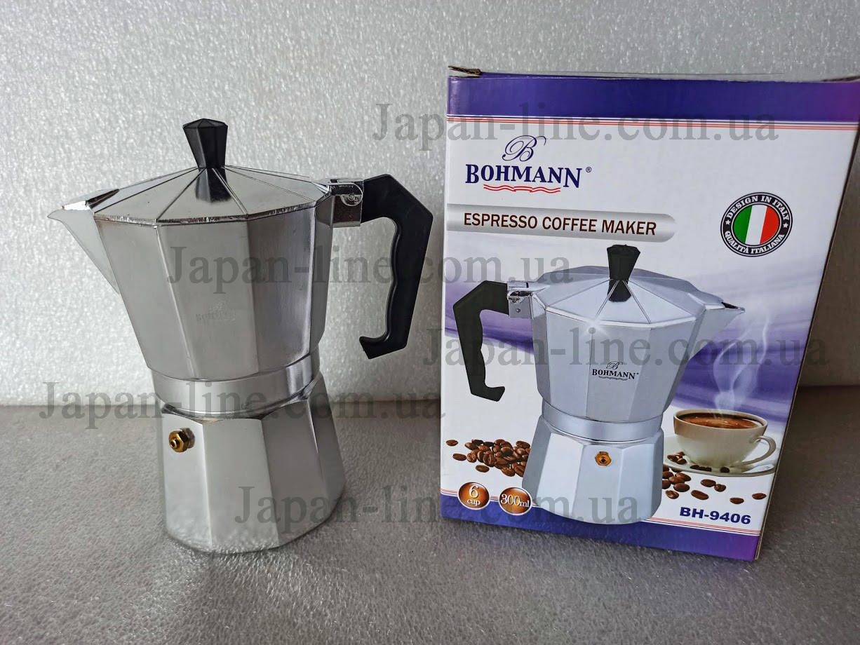

Гейзерная кофеварка Bohmann BH-9406 300 мл