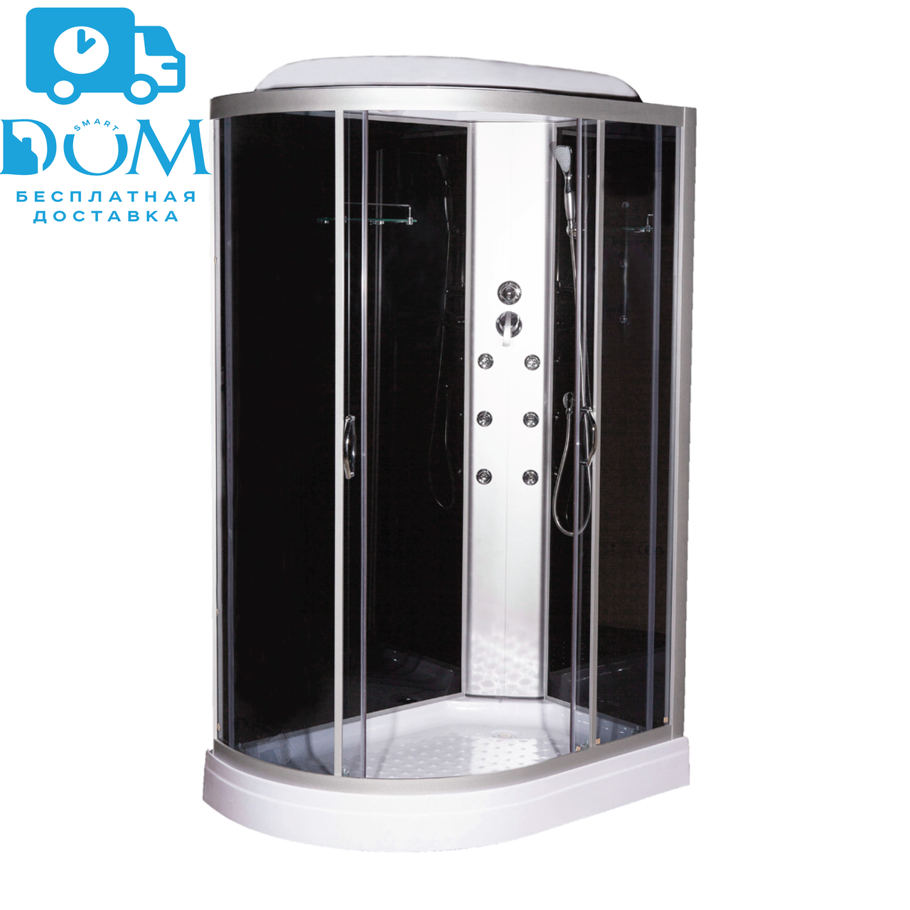 

Душевой бокс VIVIA 84 RC LR 120х80х215 мелкий поддон