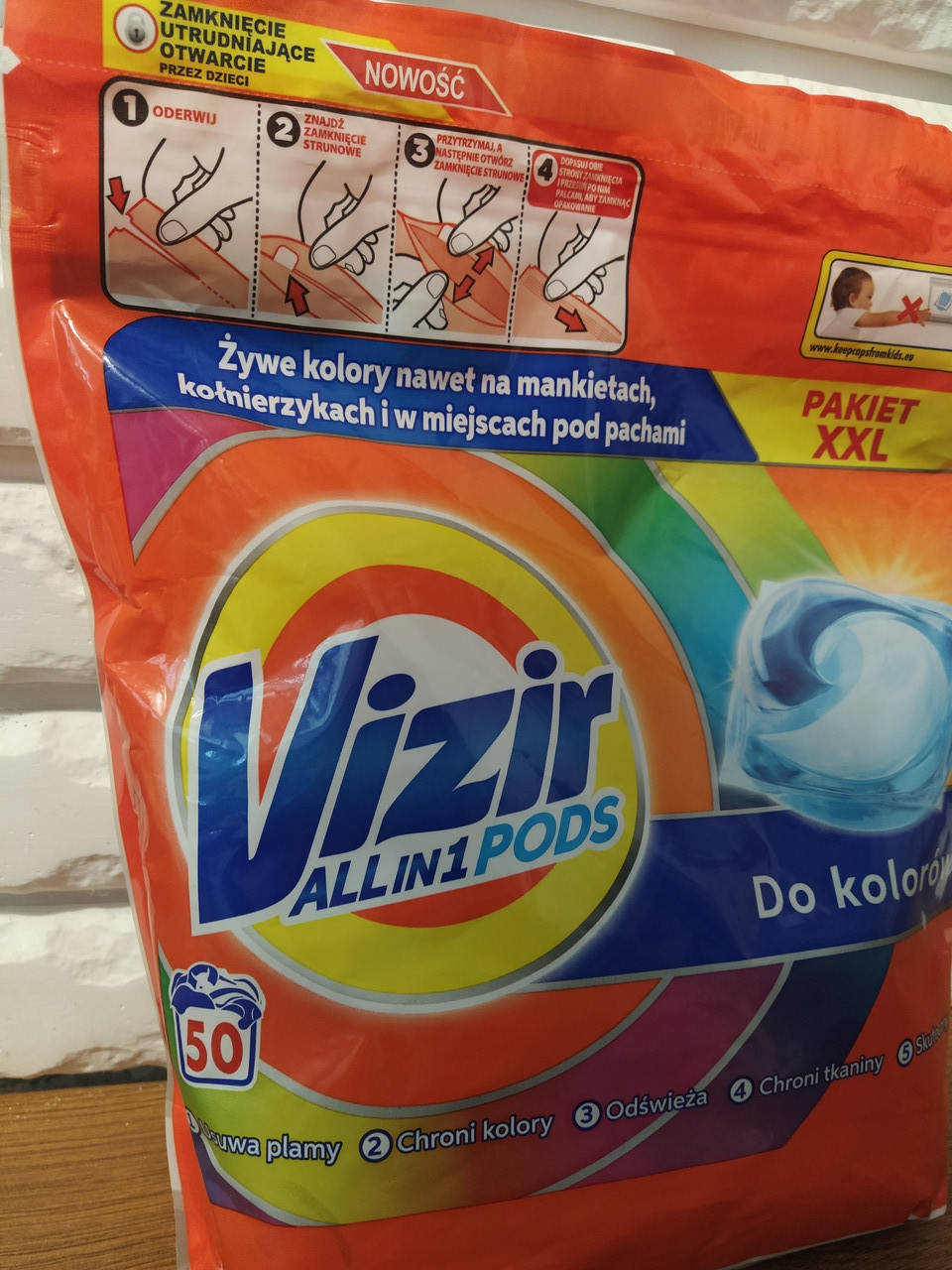 

Капсулы для стирки Визир VIZIR 50 штук