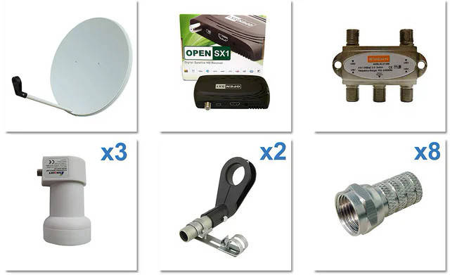 

ПОПУЛЯРНЫЙ - комплект спутникового ТВ для самостоятельной установки