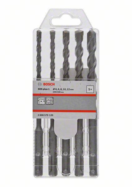 

Набор сверл Bosch SDS-plus-1, Ø6 / 8/10 / 12мм, 5шт