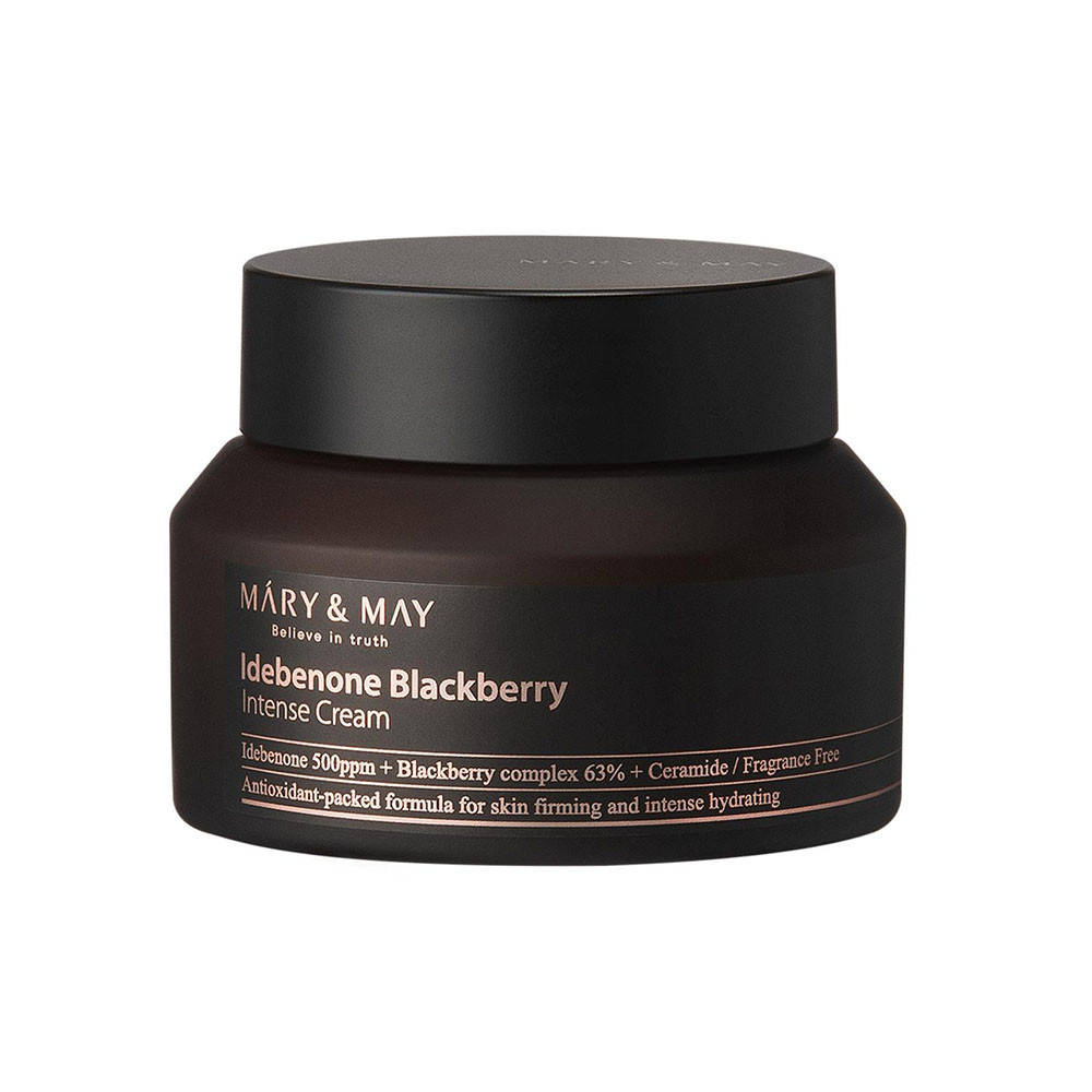

Крем с идебеноном и ежевичным комплексом Mary&May Idebenone Blackberry Intense Cream 70 гр.