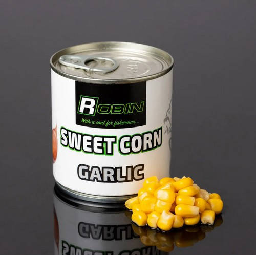 

Кукуруза ROBIN Sweet Corn Чеснок 200мл ж/б