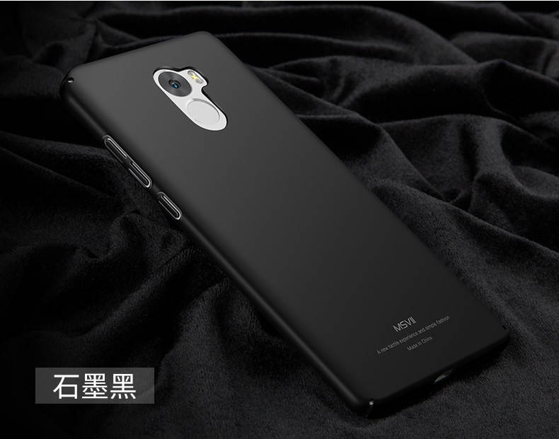 

Тонкий чехол MSVII для Xiaomi Redmi 4 Черный пластик