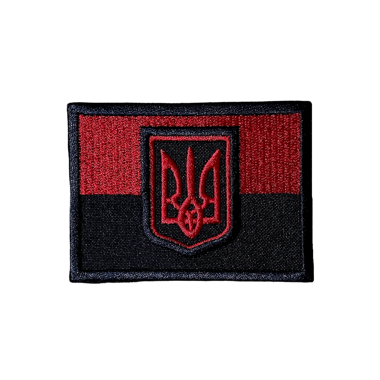 

Шеврон "Прапор з гербом червоно-чорний (ОУН УПА) "