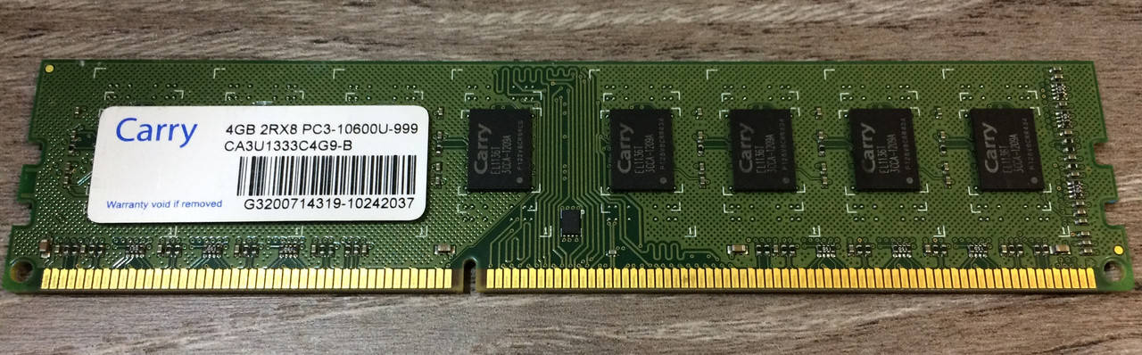 

4GB DDR3 1333MHz PC3 10600U 2Rx8 RAM Оперативная память