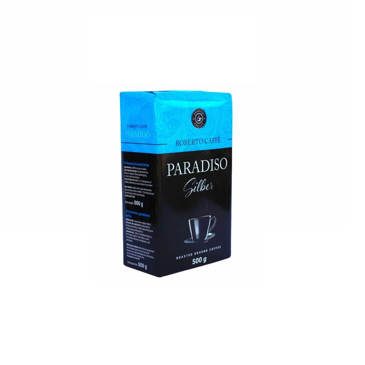 

Кофе молотый Roberto Cafe Paradiso Silver 500 г