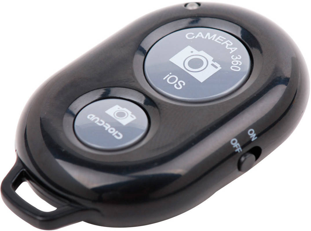 

Кнопка Bluetooth, пульт ДУ для селфи Bluetooth Remote Control Black, Черный